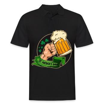 La Saint-Patrick - Polo Homme - noir - Devant - Kai (181cm)