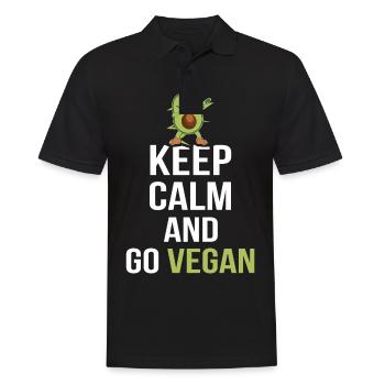 Vegan Geek Vegan Vegan Cadeau Vegan Vegan - Polo Homme - noir - Devant - Kai (181cm)