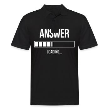 Studenten Geschenk Programmierer Shirt Informatik - Männer Poloshirt - Schwarz - Vorne - Kai (181cm)