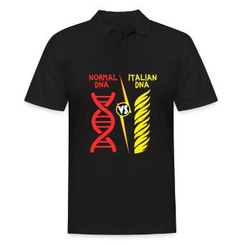 Pasta Spaghetti FSM Italien Nudeln Pesto Koch - Männer Poloshirt - Schwarz - Vorne - Kai (181cm)
