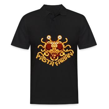 Pasta Spaghetti FSM Italien Nudeln Pesto Koch - Männer Poloshirt - Schwarz - Vorne - Kai (181cm)