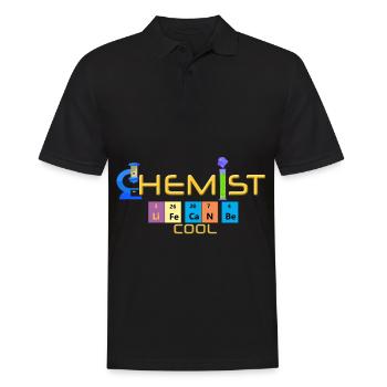 Chimiste - Polo Homme - noir - Devant - Kai (181cm)