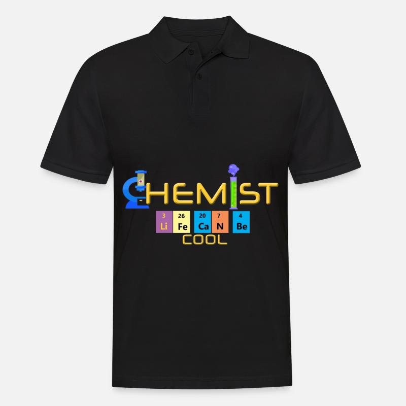 Chimiste - Polo Homme - noir