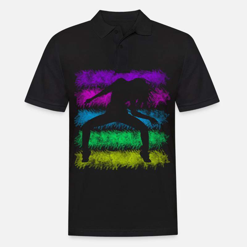 Break dance - Polo Homme - noir