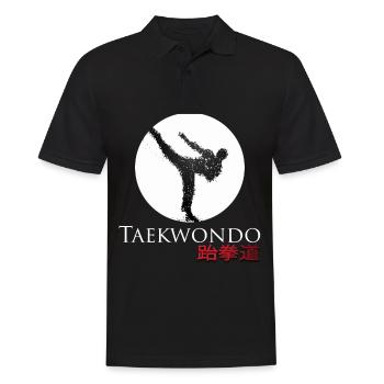 Taek Wondo - Polo Homme - noir - Devant - Kai (181cm)