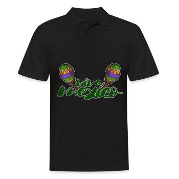 Mexico - Männer Poloshirt - Schwarz - Vorne - Kai (181cm)