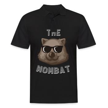 wombat - Men's Polo Shirt - black - Front - Kai (181cm)