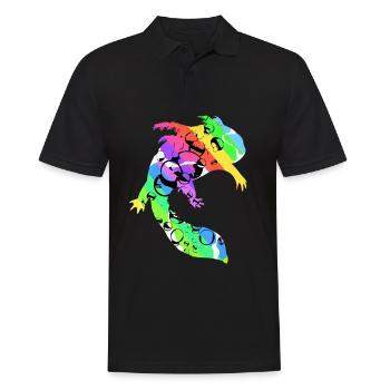 Axolotl - Polo Homme - noir - Devant - Kai (181cm)