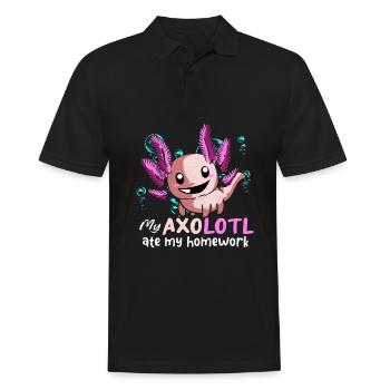 Axolotl - Polo Homme - noir - Devant - Kai (181cm)
