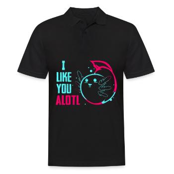 Axolotl - Polo Homme - noir - Devant - Kai (181cm)