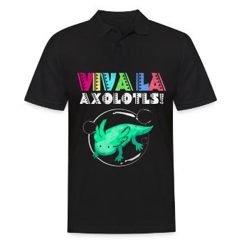 Axolotl - Polo Homme - noir - Devant - Kai (181cm)