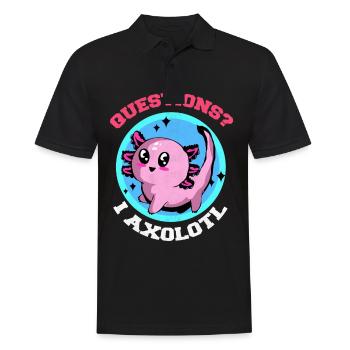 Axolotl - Polo Homme - noir - Devant - Kai (181cm)
