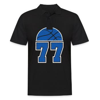 Basketball Streetball Bball Doncic cadeau de chèvre - Polo Homme - noir - Devant - Kai (181cm)