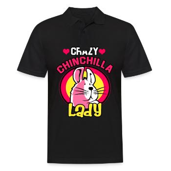 Chinchilla Cadeau Amérique du Sud Rongeur Pet - Polo Homme - noir - Devant - Kai (181cm)