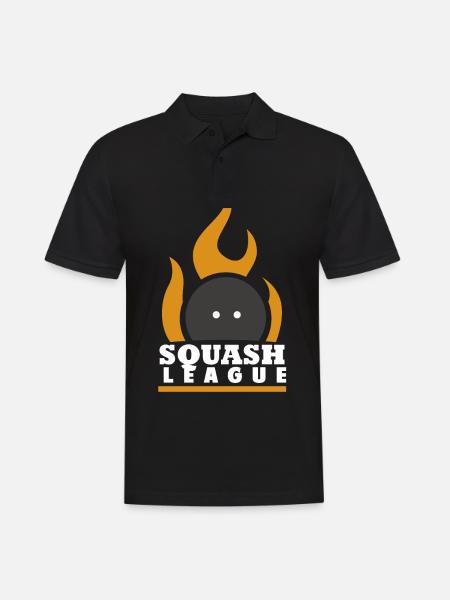 SQUASH - Men's Polo Shirt - black