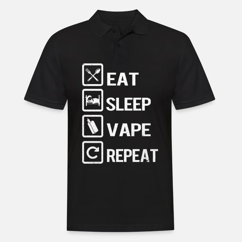 Vape - Männer Poloshirt - Schwarz