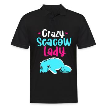 Laque de dugong sanglier Sirenia Manatee - Polo Homme - noir - Devant - Kai (181cm)