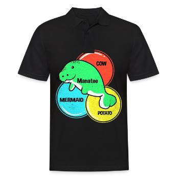 Vaches de mer - Polo Homme - noir - Devant - Kai (181cm)