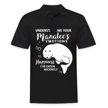 Laque de dugong sanglier Sirenia Manatee - Polo Homme - noir - Devant - Kai (181cm)