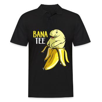 Laque de dugong sanglier Sirenia Manatee - Polo Homme - noir - Devant - Kai (181cm)