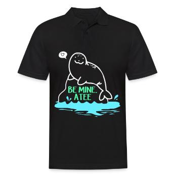 Laque de dugong sanglier Sirenia Manatee - Polo Homme - noir - Devant - Kai (181cm)