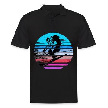 Ski Ski Ski Ski Ski - Polo Homme - noir - Devant - Kai (181cm)