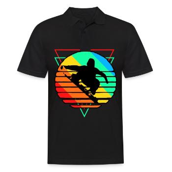 Snowboarding Snowboarder Snowboard Snowboardurlaub - Männer Poloshirt - Schwarz - Vorne - Kai (181cm)