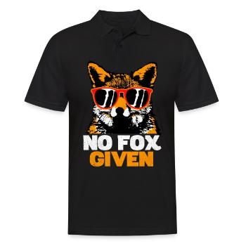 Fox - Men's Polo Shirt - black - Front - Kai (181cm)