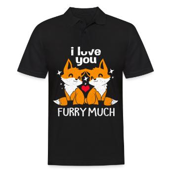 Fox - Men's Polo Shirt - black - Front - Kai (181cm)