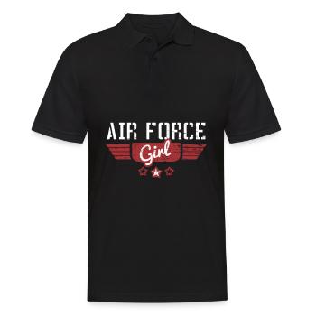 Cadeau de l'armée de l'air de l'armée de l'air - Polo Homme - noir - Devant - Kai (181cm)