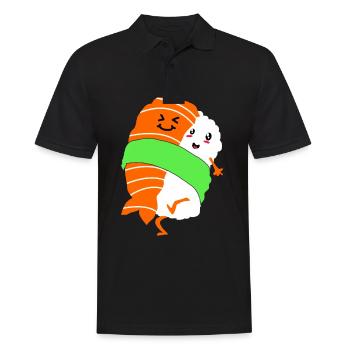 Sushi Go Reis Japan Tokio Miso Nigiri Maki Udon - Männer Poloshirt - Schwarz - Vorne - Kai (181cm)