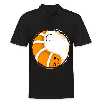 Sushi Go Rice Japan Tokyo Miso Nigiri Maki Udon - Men's Polo Shirt - black - Front - Kai (181cm)