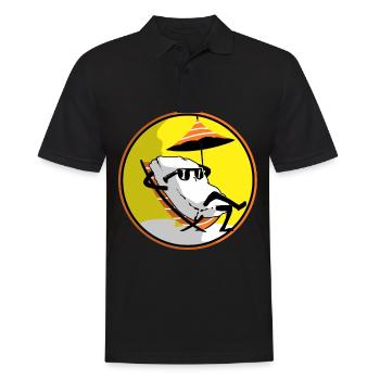 Sushi Go Rice Japan Tokyo Miso Nigiri Maki Udon - Men's Polo Shirt - black - Front - Kai (181cm)