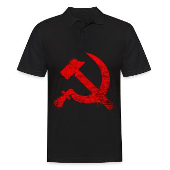 Communisme - Polo Homme - noir - Devant - Kai (181cm)