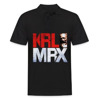 Communisme - Polo Homme - noir - Devant - Kai (181cm)