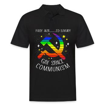 Communisme - Polo Homme - noir - Devant - Kai (181cm)