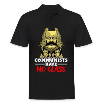 Communisme - Polo Homme - noir - Devant - Kai (181cm)