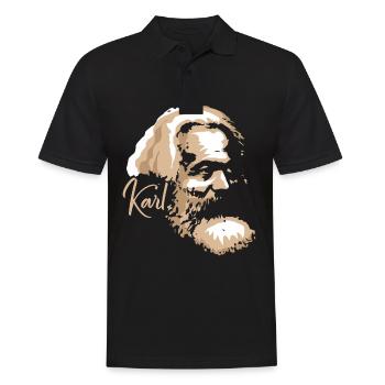 Kommunismus Lenin Marx Klassenkampf Sozial - Männer Poloshirt - Schwarz - Vorne - Kai (181cm)