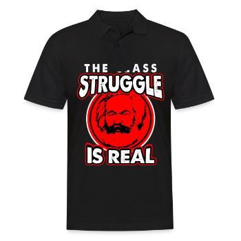 Kommunismus Lenin Marx Klassenkampf Sozial - Männer Poloshirt - Schwarz - Vorne - Kai (181cm)