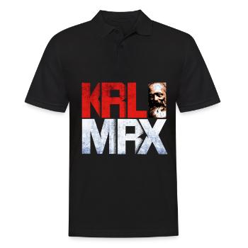 Kommunismus Lenin Marx Klassenkampf Sozial - Männer Poloshirt - Schwarz - Vorne - Kai (181cm)