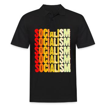 Kommunismus Lenin Marx Klassenkampf Sozial - Männer Poloshirt - Schwarz - Vorne - Kai (181cm)