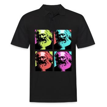 Kommunismus Lenin Marx Klassenkampf Sozial - Männer Poloshirt - Schwarz - Vorne - Kai (181cm)