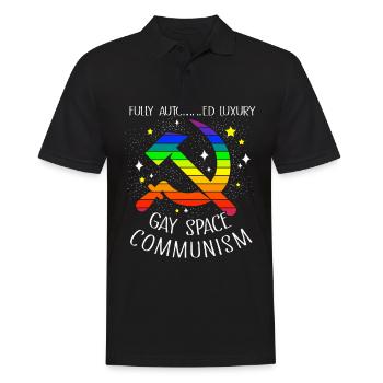 Kommunismus Lenin Marx Klassenkampf Sozial - Männer Poloshirt - Schwarz - Vorne - Kai (181cm)