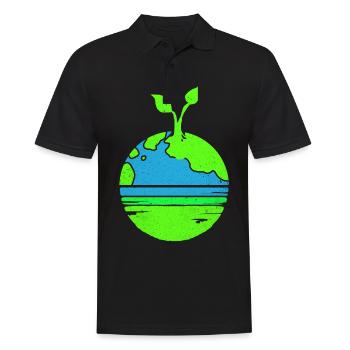 Jour de la Terre - Polo Homme - noir - Devant - Kai (181cm)