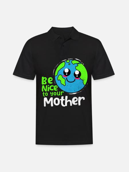 Earth Day - Men's Polo Shirt - black