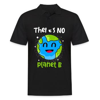 Changement climatique Earth Day Protection de l’environnement Bio Terre - Polo Homme - noir - Devant - Kai (181cm)