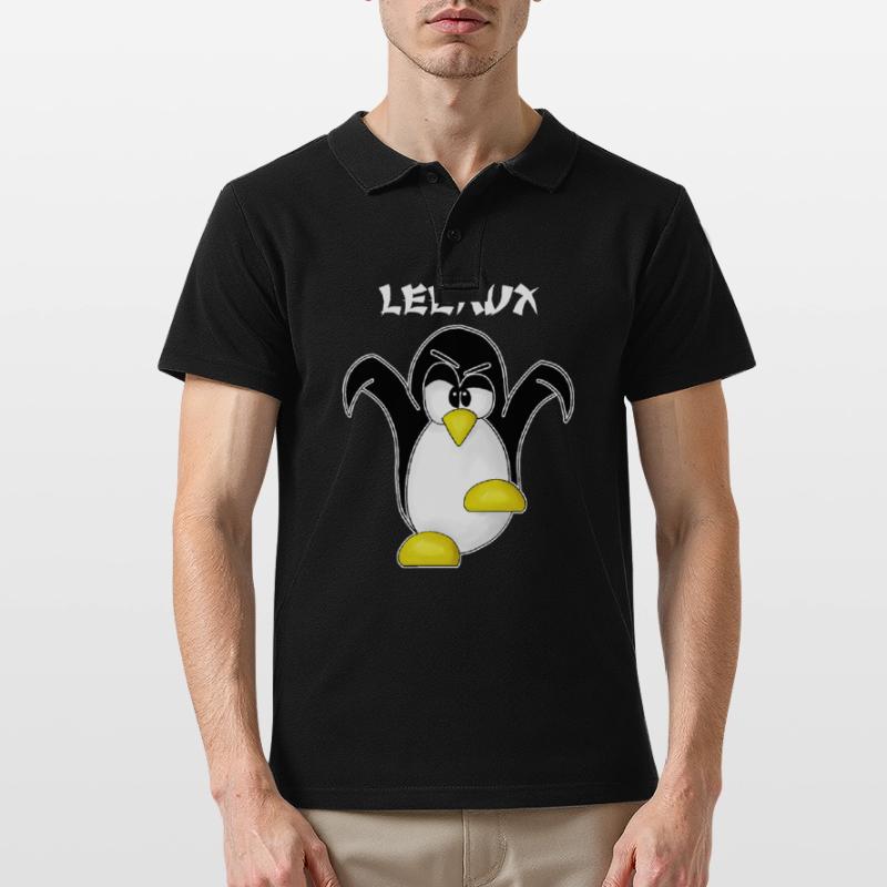 Linux Computer Nerd Geek Cadeau Admin. Informatique Polo Homme