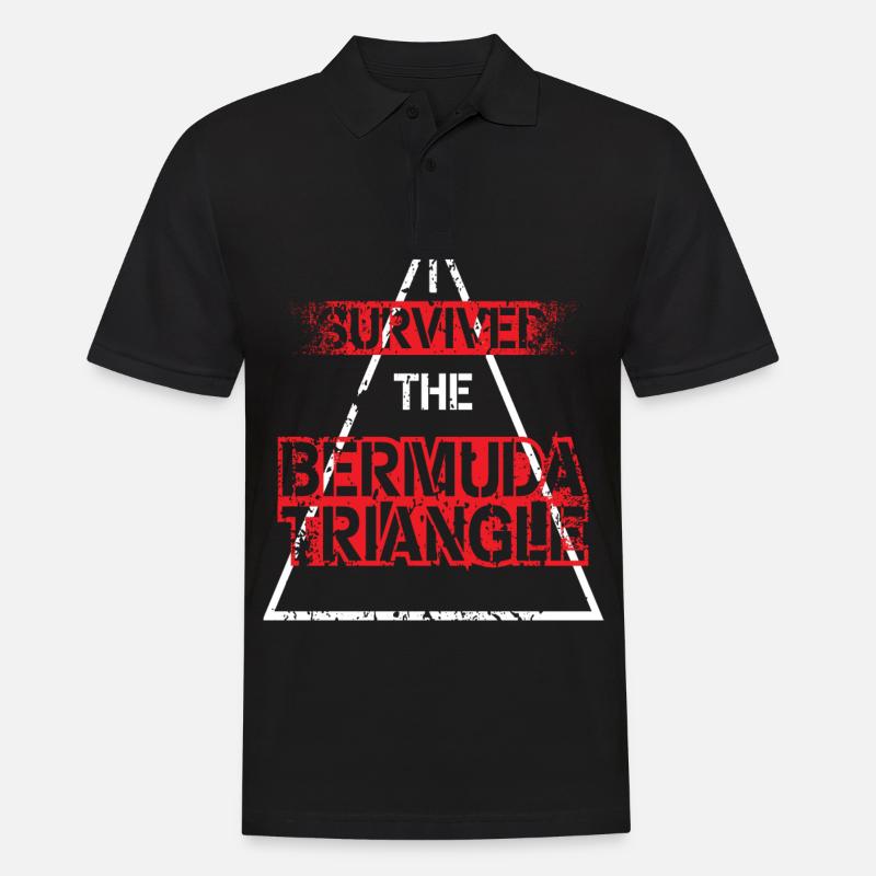 Bermuda Bermuda Triangle Mystery Hamilton - Men's Polo Shirt - black