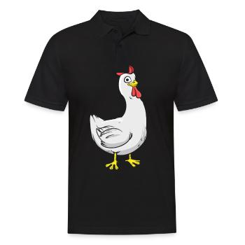Poulet poulet poussin - Polo Homme - noir - Devant - Kai (181cm)