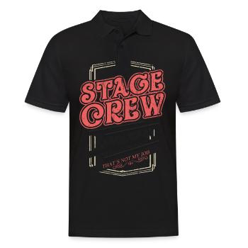 Stagehand Crew Crew Crew Roadie - Polo Homme - noir - Devant - Kai (181cm)